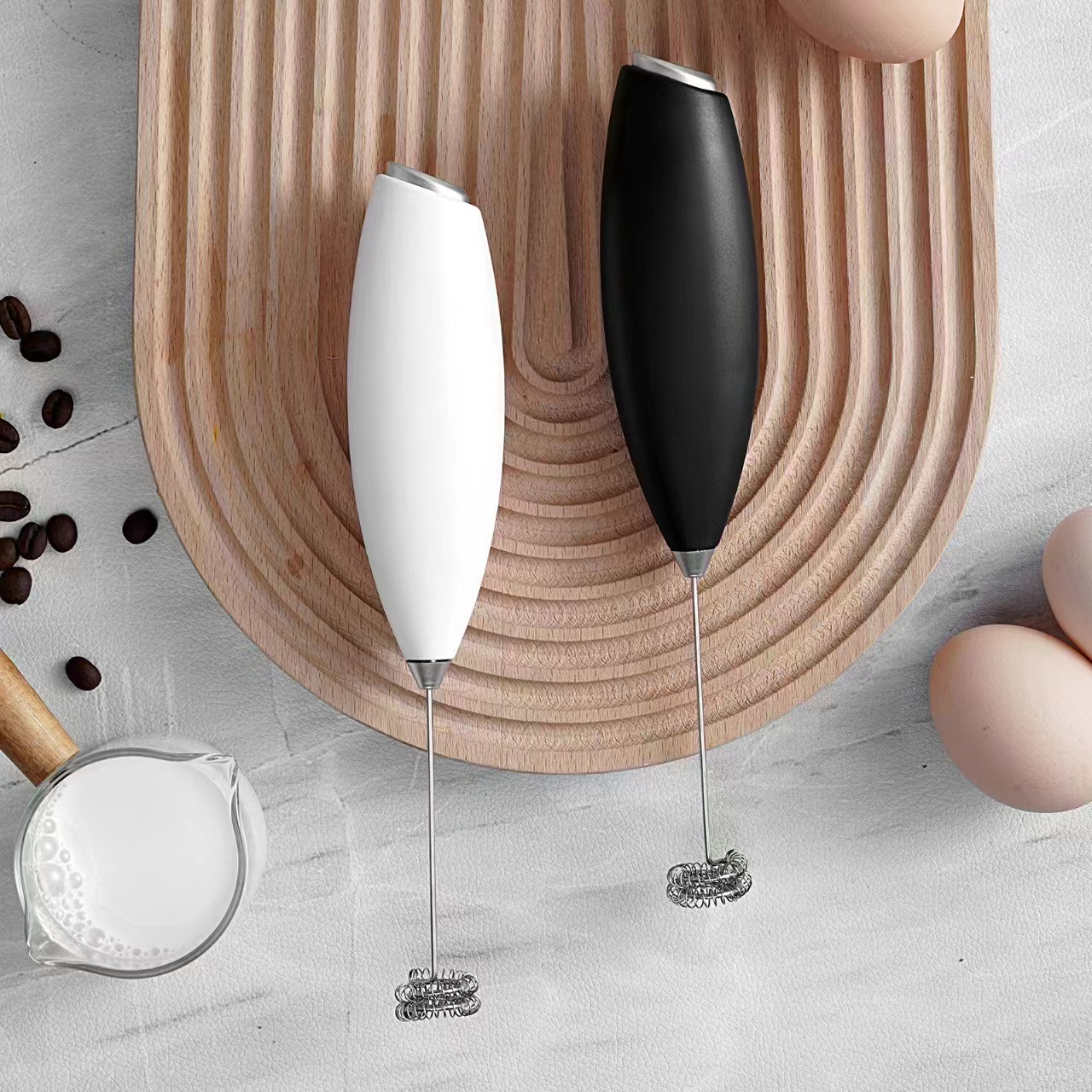Mini cream mixer, electric cream whisker, kitchen whisker, handheld electric whisker, home cooking stick, baby food machine, baking egg beater, coffee milk foam maker, manufacturer Specification image