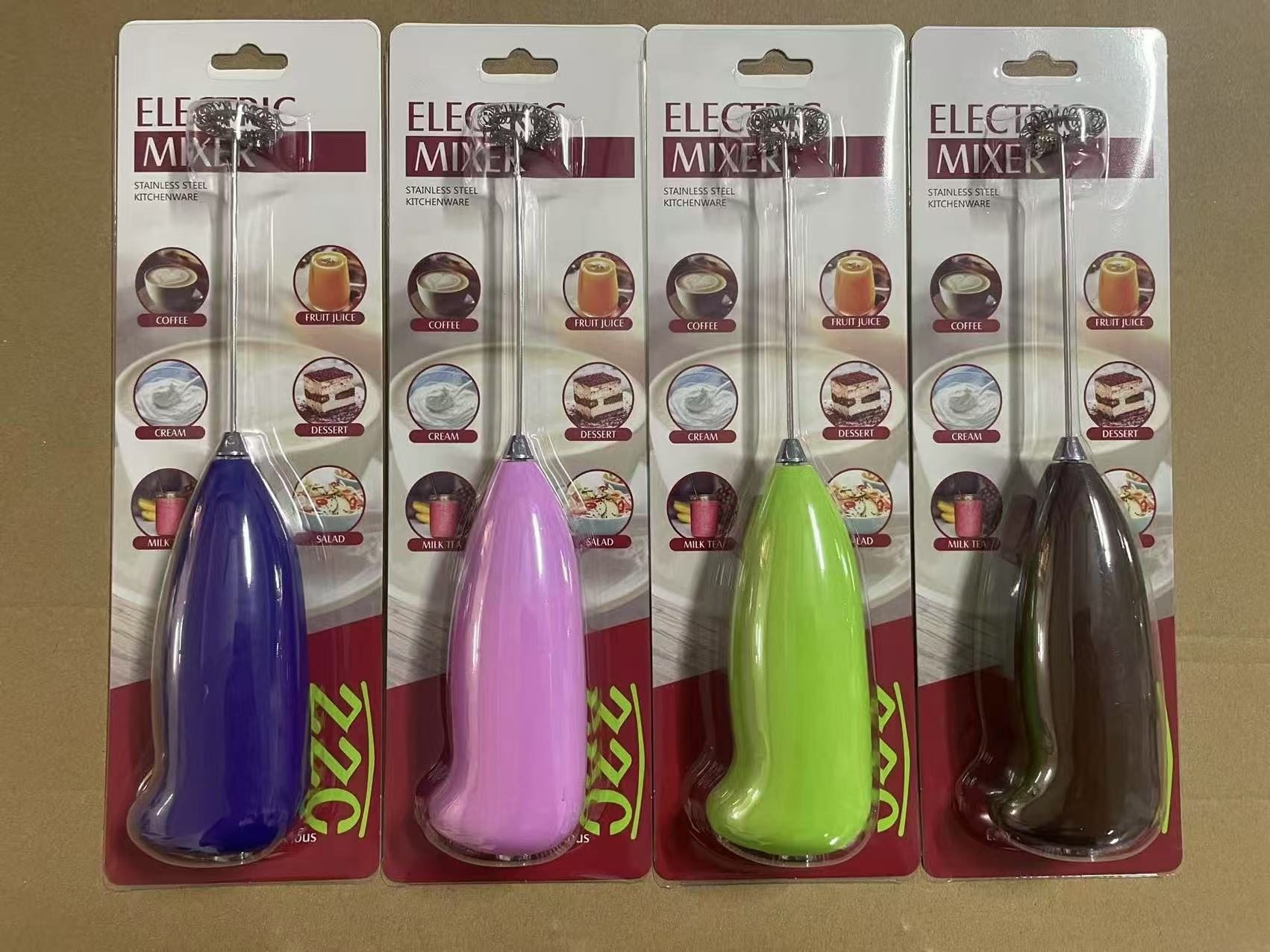 Mini cream mixer, electric cream whisker, kitchen whisker, handheld electric whisker, home cooking stick, baby food machine, baking egg beater, coffee milk foam maker, manufacturer details Picture