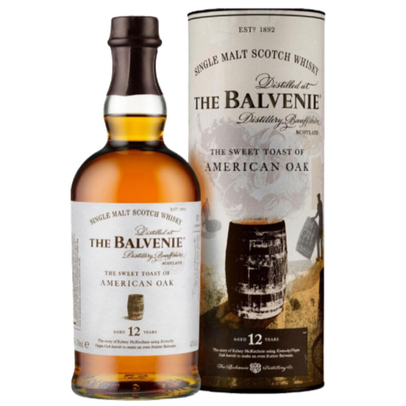 百富14年BALVENIE苏格兰单一麦芽威士忌英国进口 700ml加勒比桶