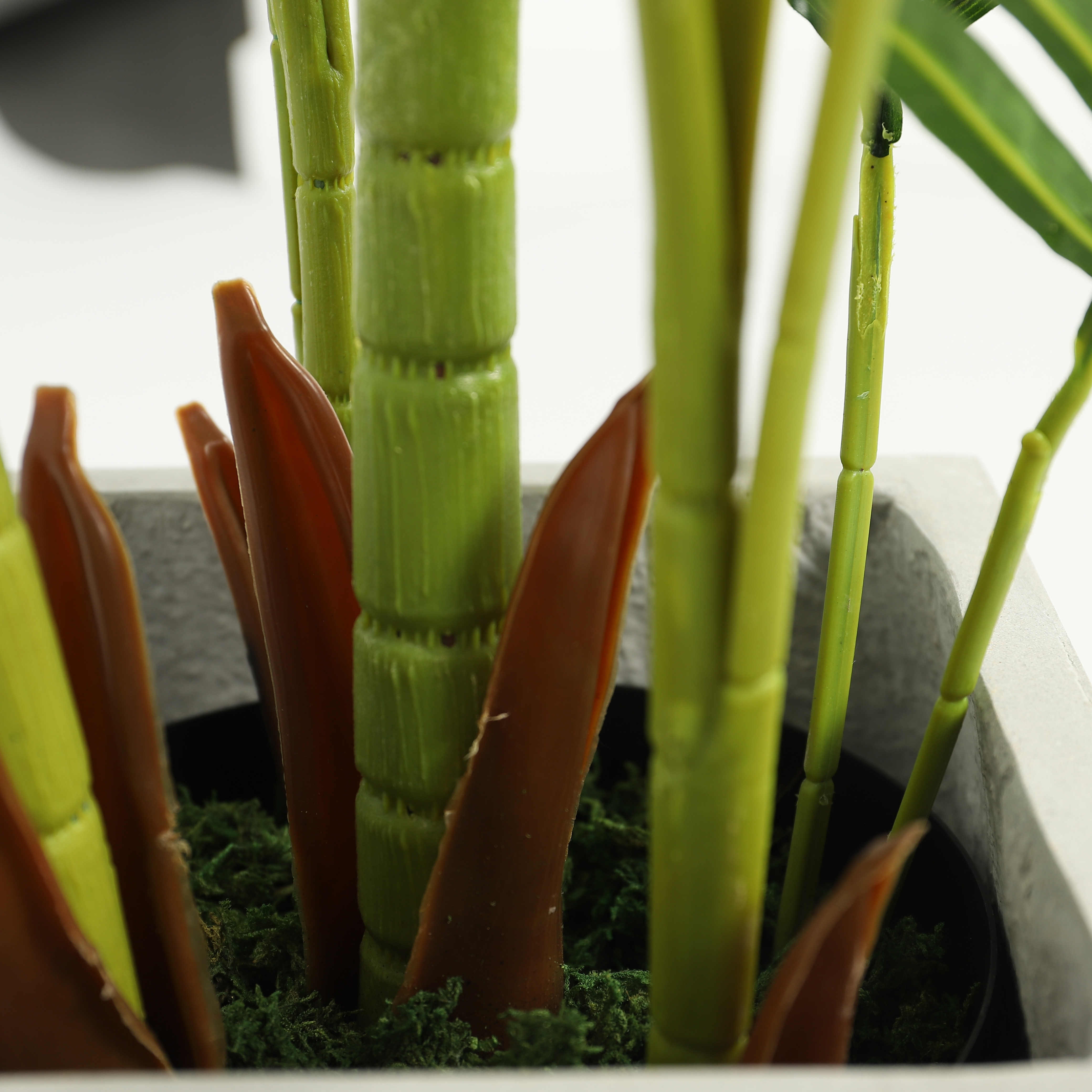 仿蘆葦植物/仿真剑兰/蝴蝶兰仿真花/丝状苔藓/蔷薇花藤条产品图