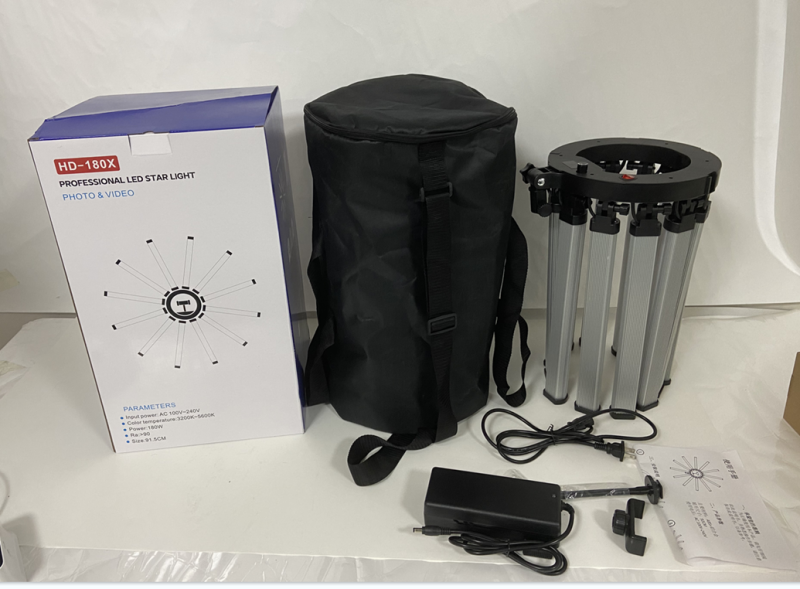 36-inch 12-tube live streaming fill light, beauty light, large-sized high-power photography light, live streaming light, and lighting light pic 5