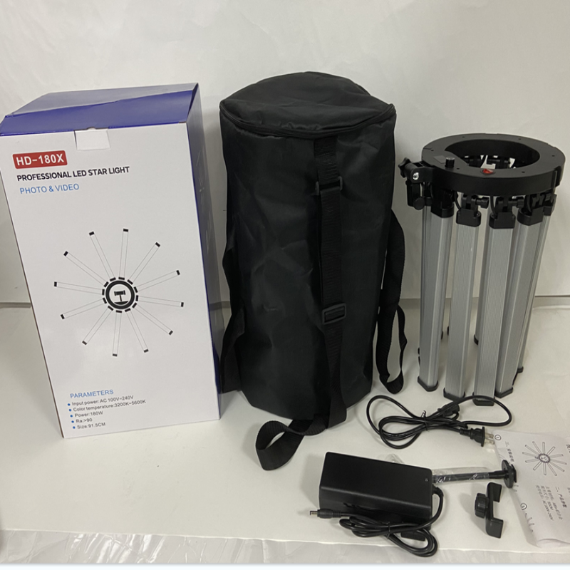 36-inch 12-tube live streaming fill light, beauty light, large-sized high-power photography light, live streaming light, and lighting light Item Picture