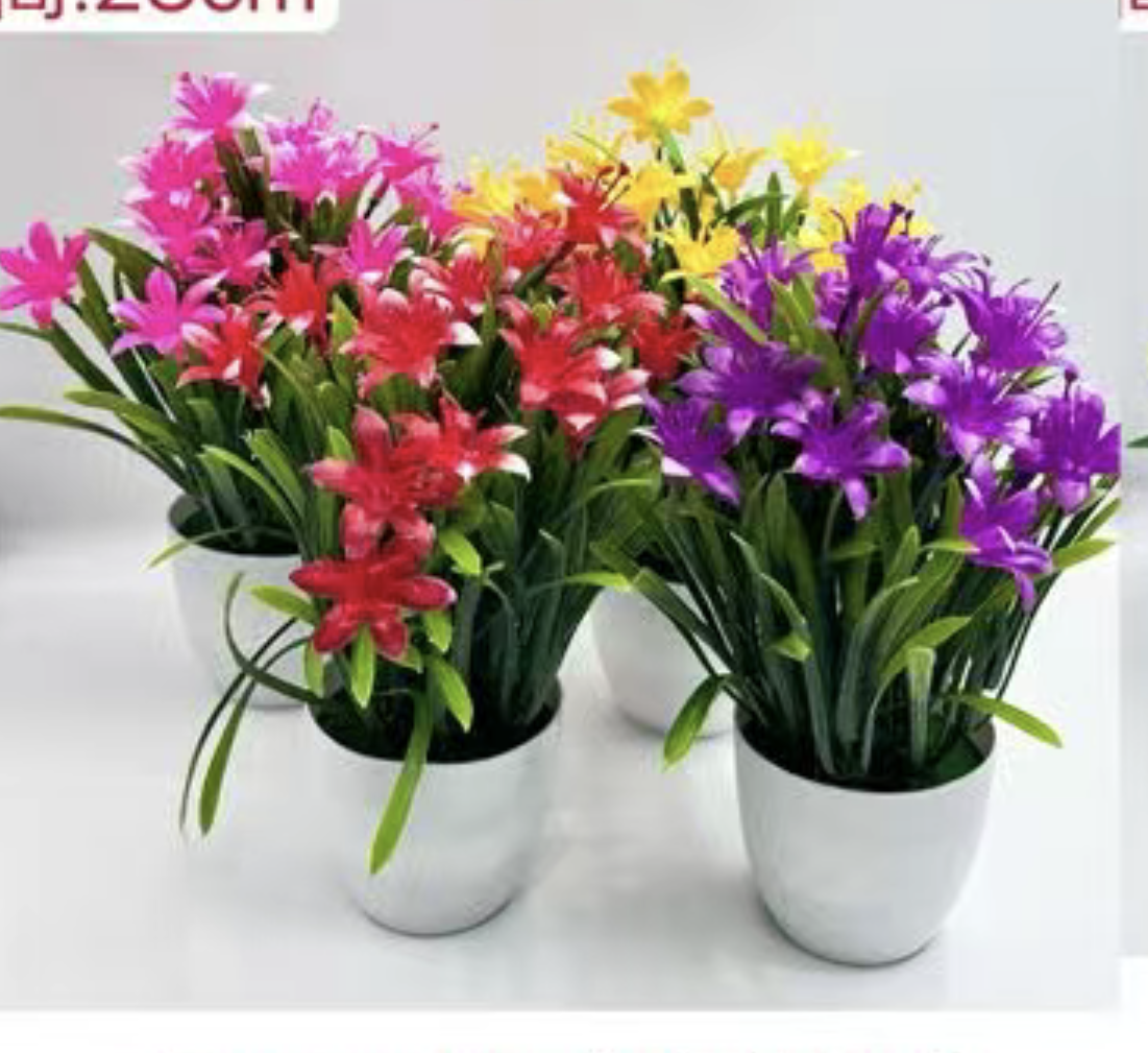 仿真工艺品礼品蝴蝶兰花瓣干花摆设仿真花剑兰地瓜叶装饰品细节图