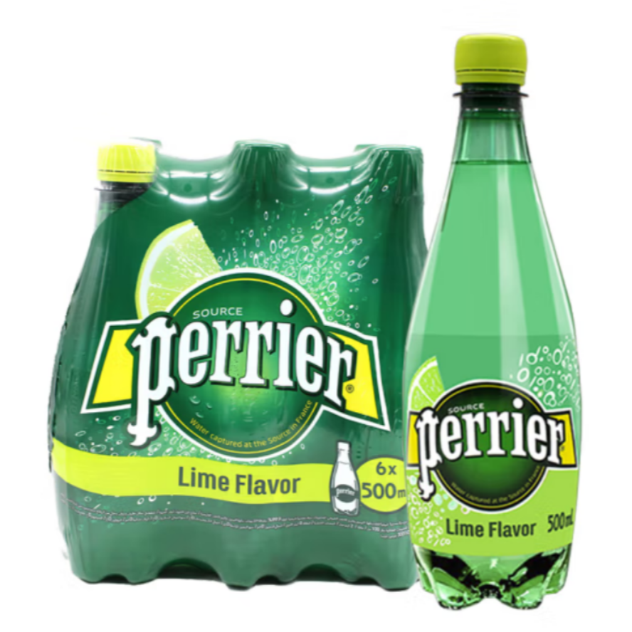 French imported Paris water plastic bottles 500ml, 24 bottles per case, original strawberry flavor, lime flavor Application Scenario