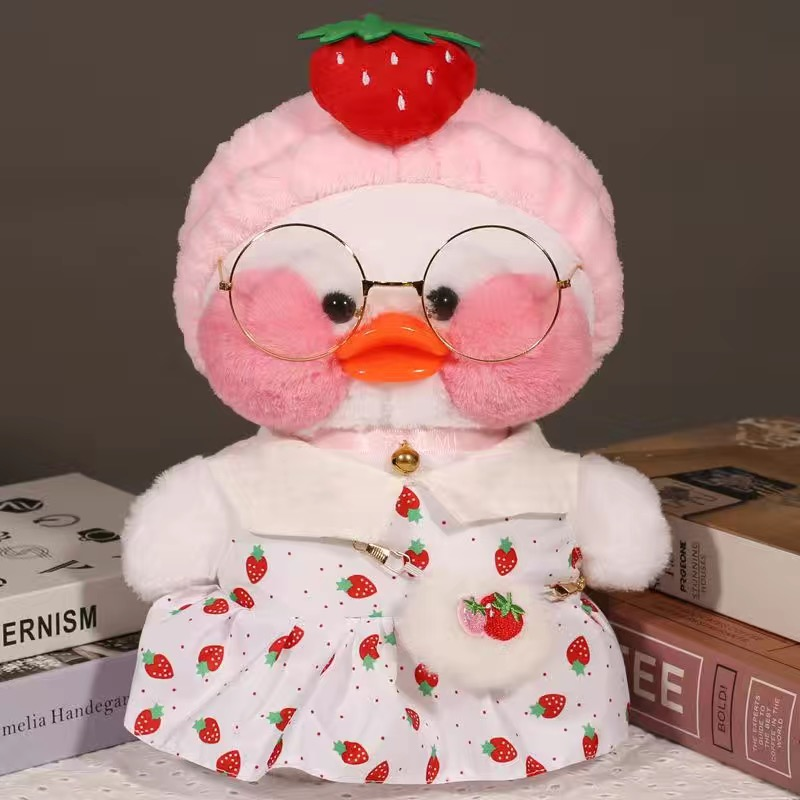 A complete set of plush toys, dolls, strawberry dresses and hair bands Specification image