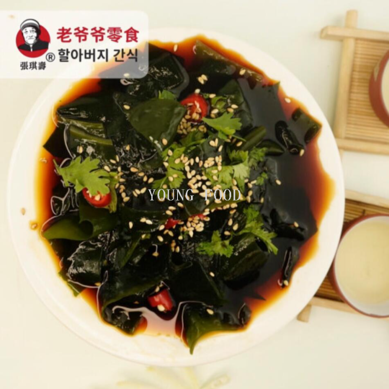 张琪寿老爷爷干裙带菜100克高泡发多种吃法韩国海带汤原料干净细节图