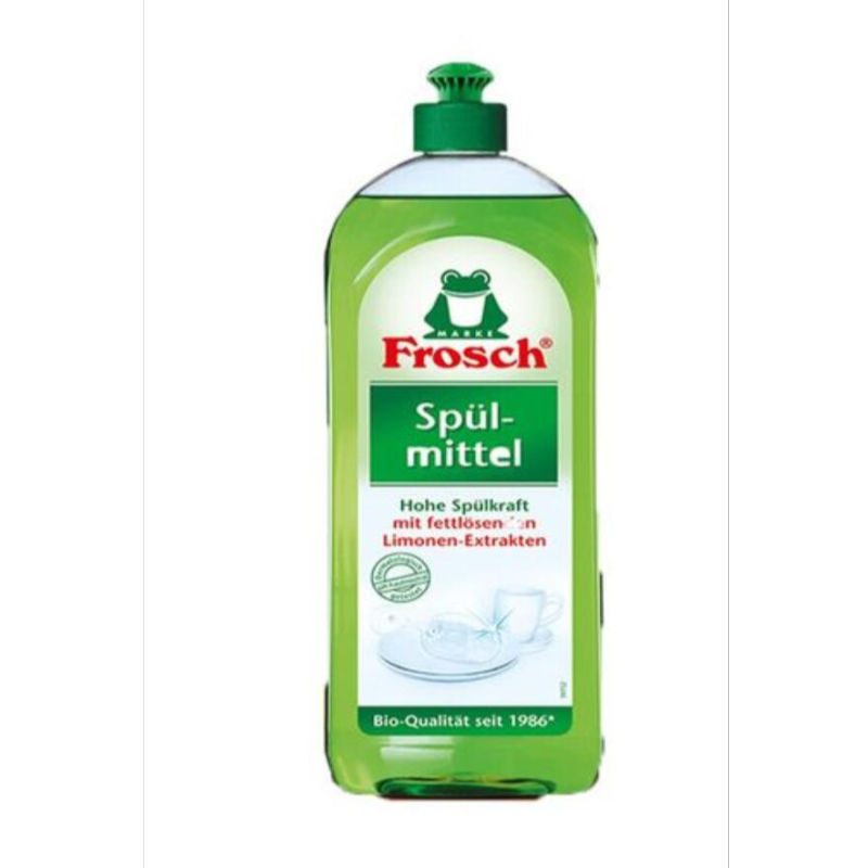 零批包邮德国青蛙厨房清洁Frosch福纳丝柠檬浓缩餐具洗洁液1000ml