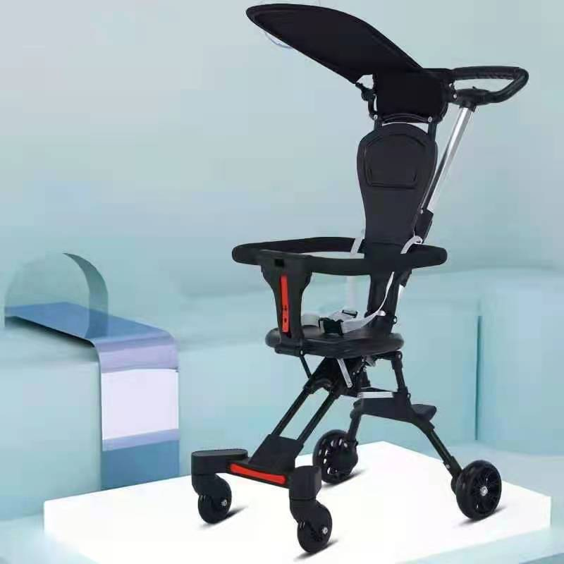 经典款溜娃车XKB303靠背换向，围栏管加粗30CM，加大脚踏，铝合金推把，360度万向前轮，PU静音轮设计。量大可定做