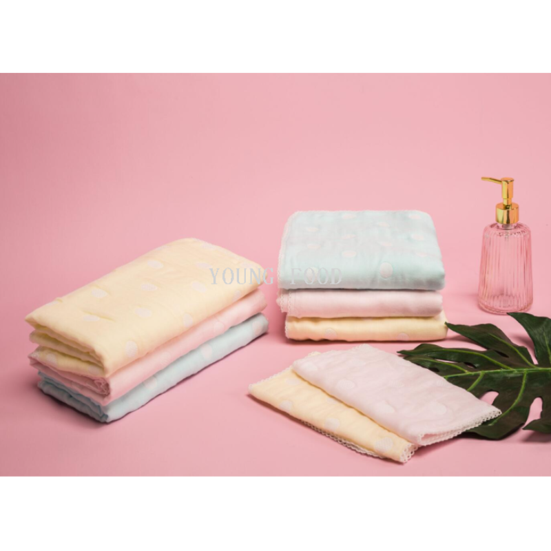 批发包邮韩国进口棉纺织品 轻柔方巾32*34厘米 55g 52%棉 48%粘纤