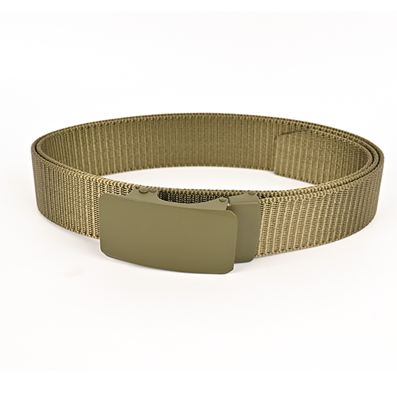 新款热卖款无牙尼龙自动扣皮带男士休闲尼龙腰带透气百搭牛仔腰带细节图