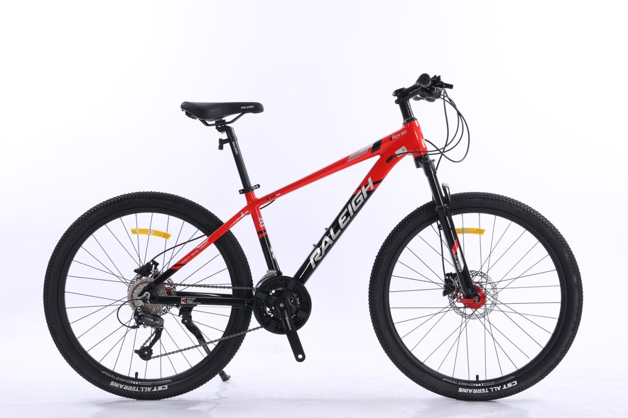 MTA690 27速，山地自行车 RALEIGH 铝合金车架 SHIMANO M2010变速器 油碟