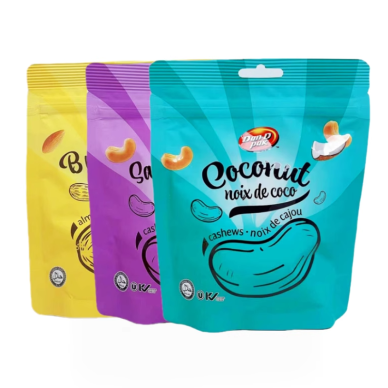 Wholesale free shipping: Vietnamese nuts, Dandi butter, toffee almonds, caramel salt-baked cashews, 85g coconut cashews