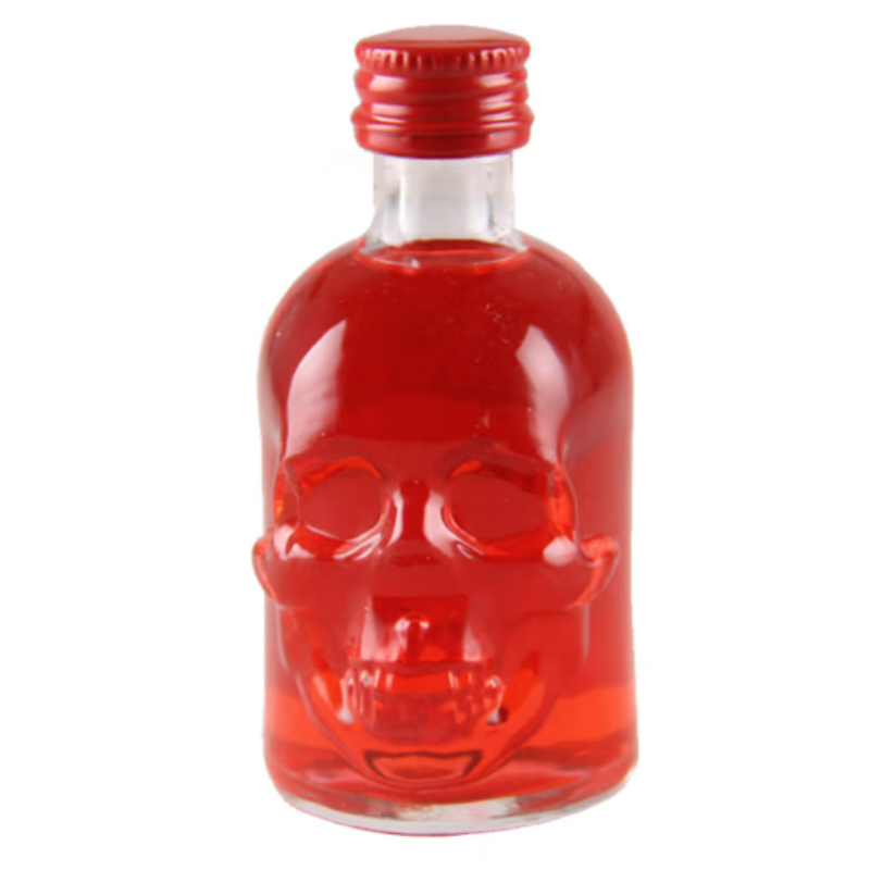 Wholesale free shipping German imported cognac Green Magic Vermouth spirits 50ml small spirits Skull 89.9 degrees Specification image