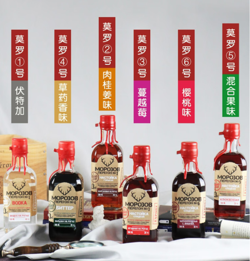 批发包邮俄罗斯进口洋酒莫罗利口酒50ml LES AILES DE PALOUMEY