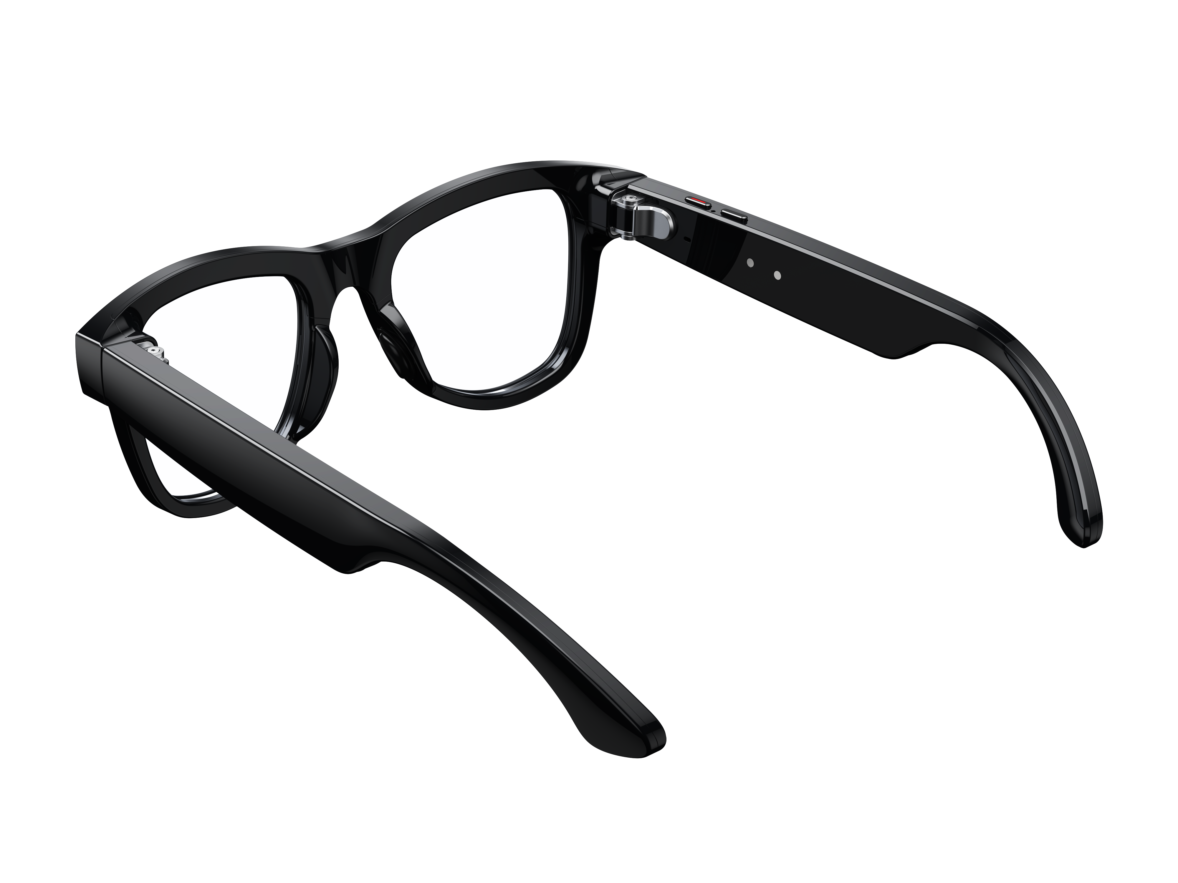 Komex 8-megapixel reversible charging case smart glasses with wifi transmission, image recognition and aI translation