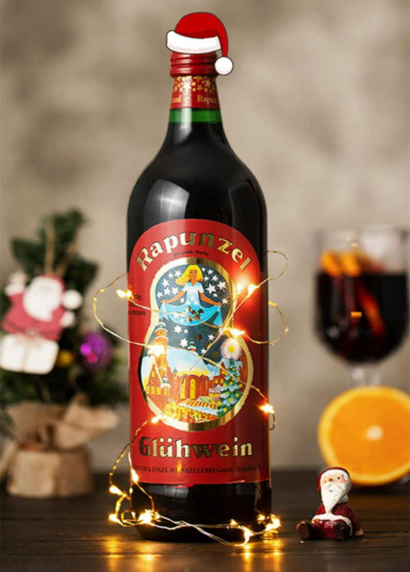 Wholesale free shipping German Christmas mulled wine, imported Rapunzel sweet Red wine, 1L Christmas brewed red wine Specification image