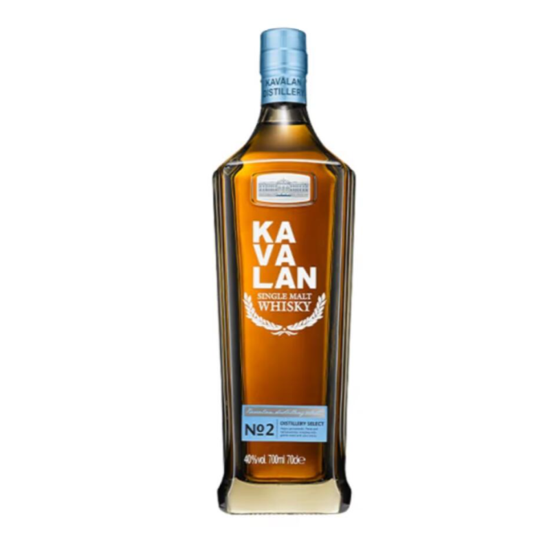 Taiwanese imported spirits, King Car Kavalan Select No. 2 Single Malt 700ml 40%vol Whisky details Picture