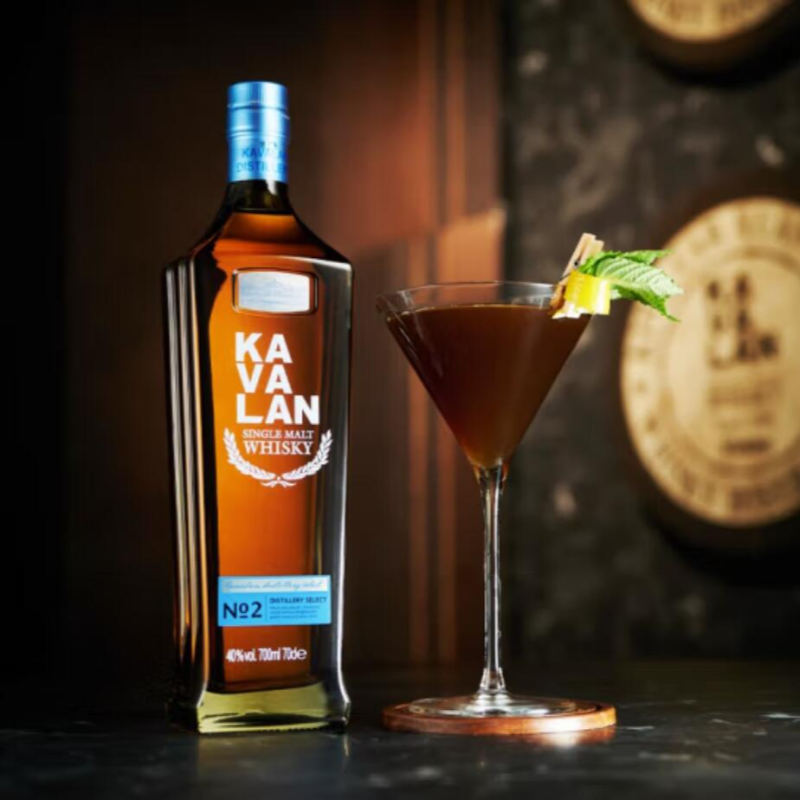 Taiwanese imported spirits, King Car Kavalan Select No. 2 Single Malt 700ml 40%vol Whisky Specification image