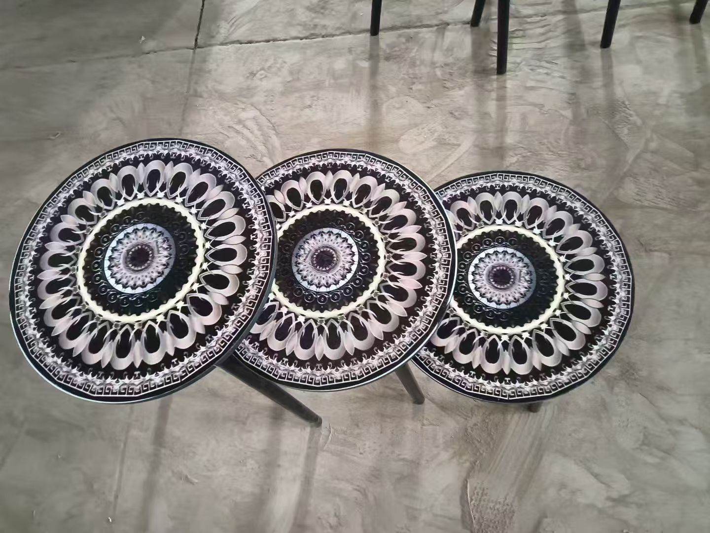 创意床头柜家用沙发边几置物架卧室阳台可移动迷你桌子小户型茶几实木沙发边柜岩板侧边几北欧小户型客厅可移动小茶几床头柜