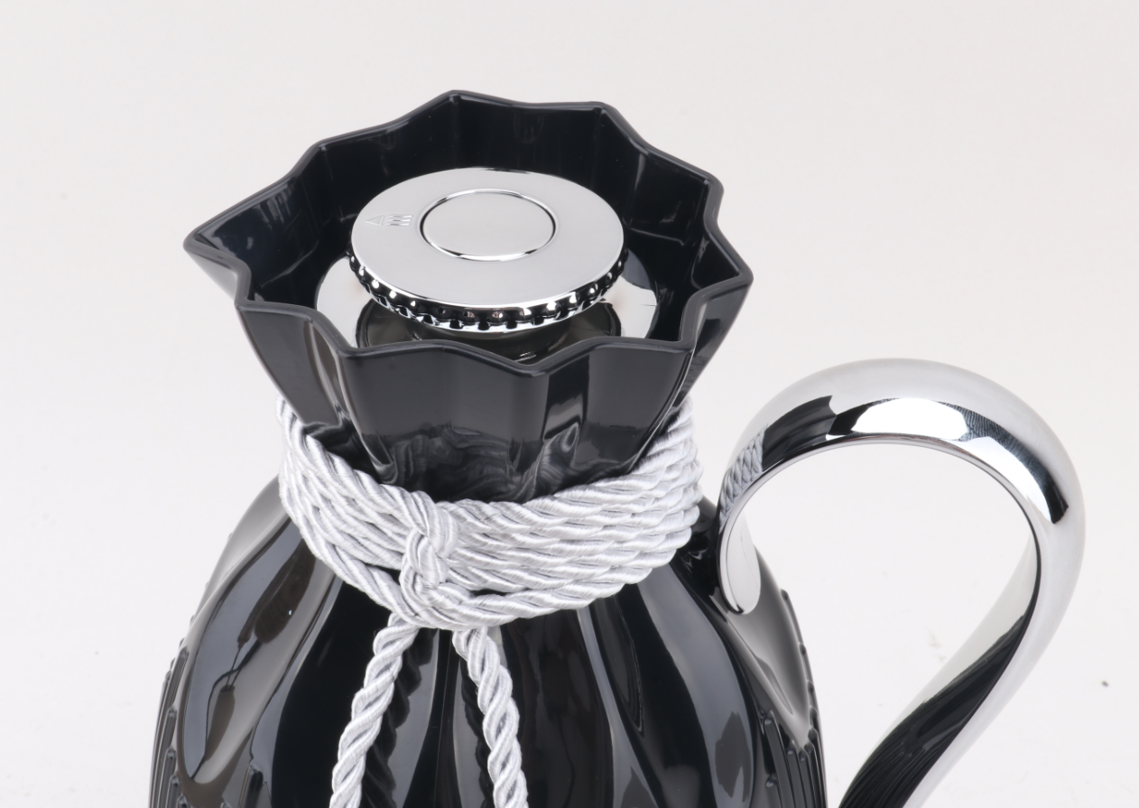 EJSHE FLASK 花朵保温壶沙特新款阿拉伯爆款编绳镀金镀银实色亮色详情2