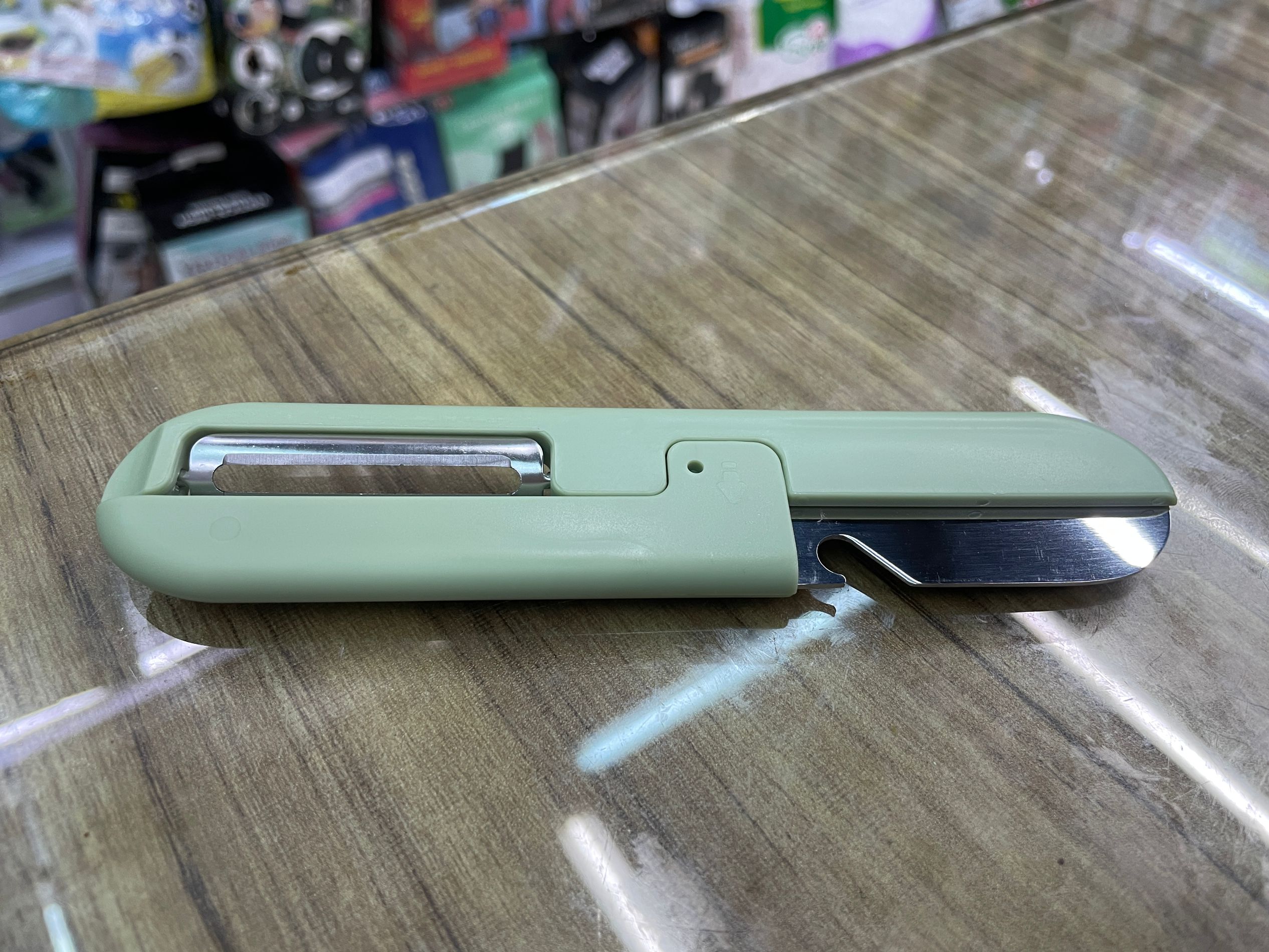 户外便携多功能削皮刀，二合一削皮器不锈钢水果刀（597）详情22
