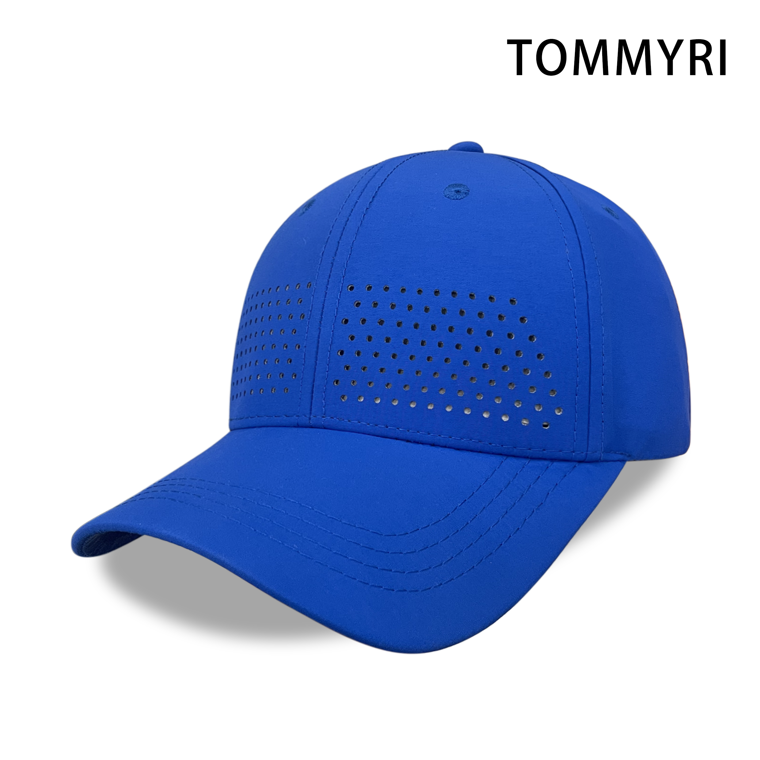 TOMMYRI breathable mesh baseball caps available in multiple colors, fashionable and versatile sun hats, unisex casual baseball caps Specification drawing