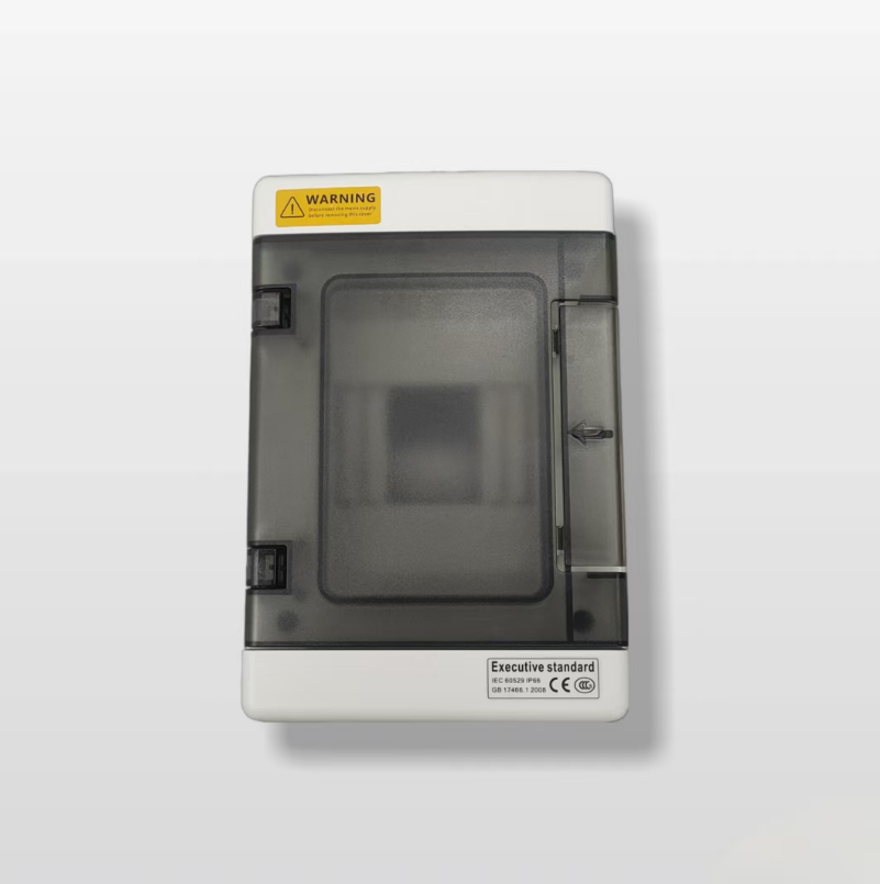 The waterproof and dustproof distribution box for electrical products features a horizontal double-lock design in multiple sizes details Picture