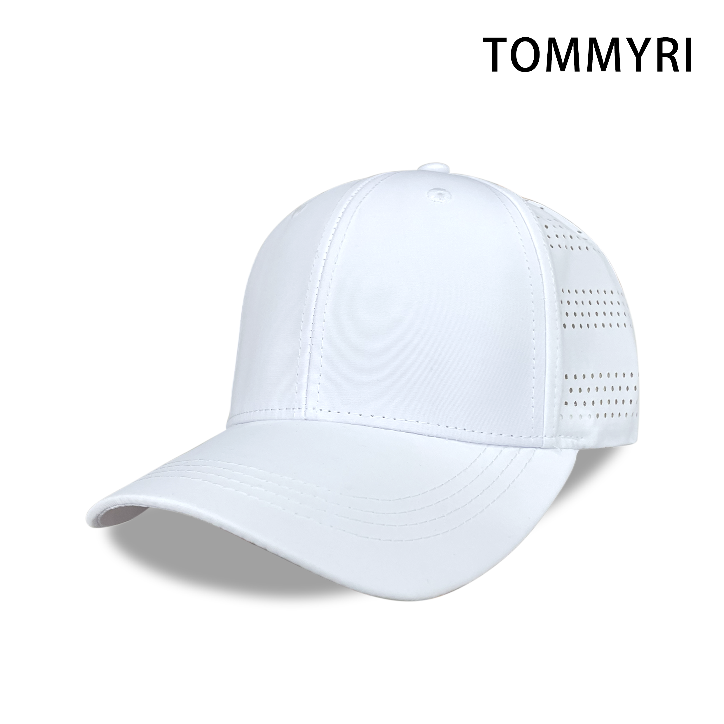 TOMMYRI multi-color breathable mesh baseball caps for both men and women, fashionable and versatile adult sunshade baseball caps Specification drawing