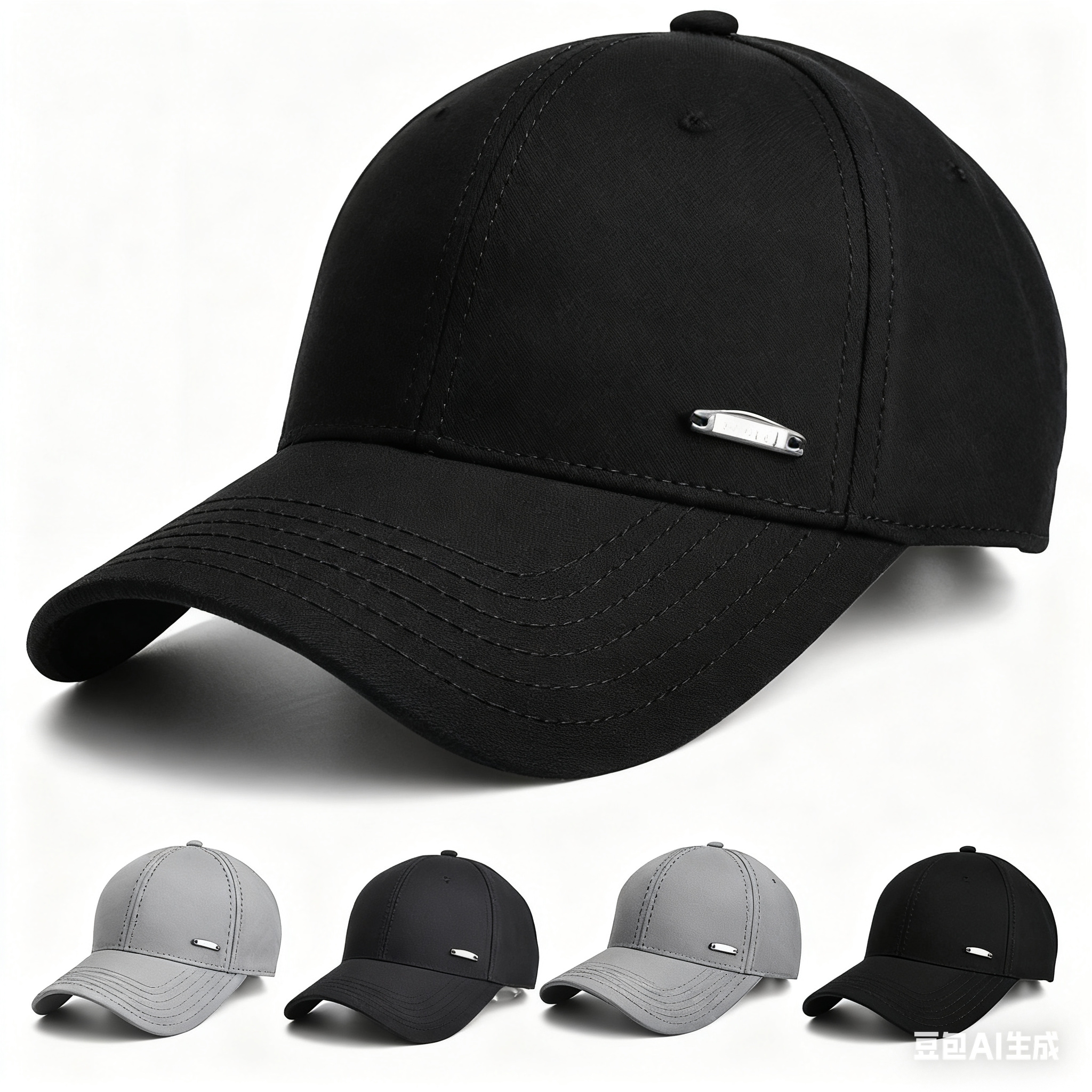 Autumn and winter Korean-style men's woolen casual baseball cap, genuine leather texture, versatile headscarf accessory, fashionable and warm cap Application Scenario