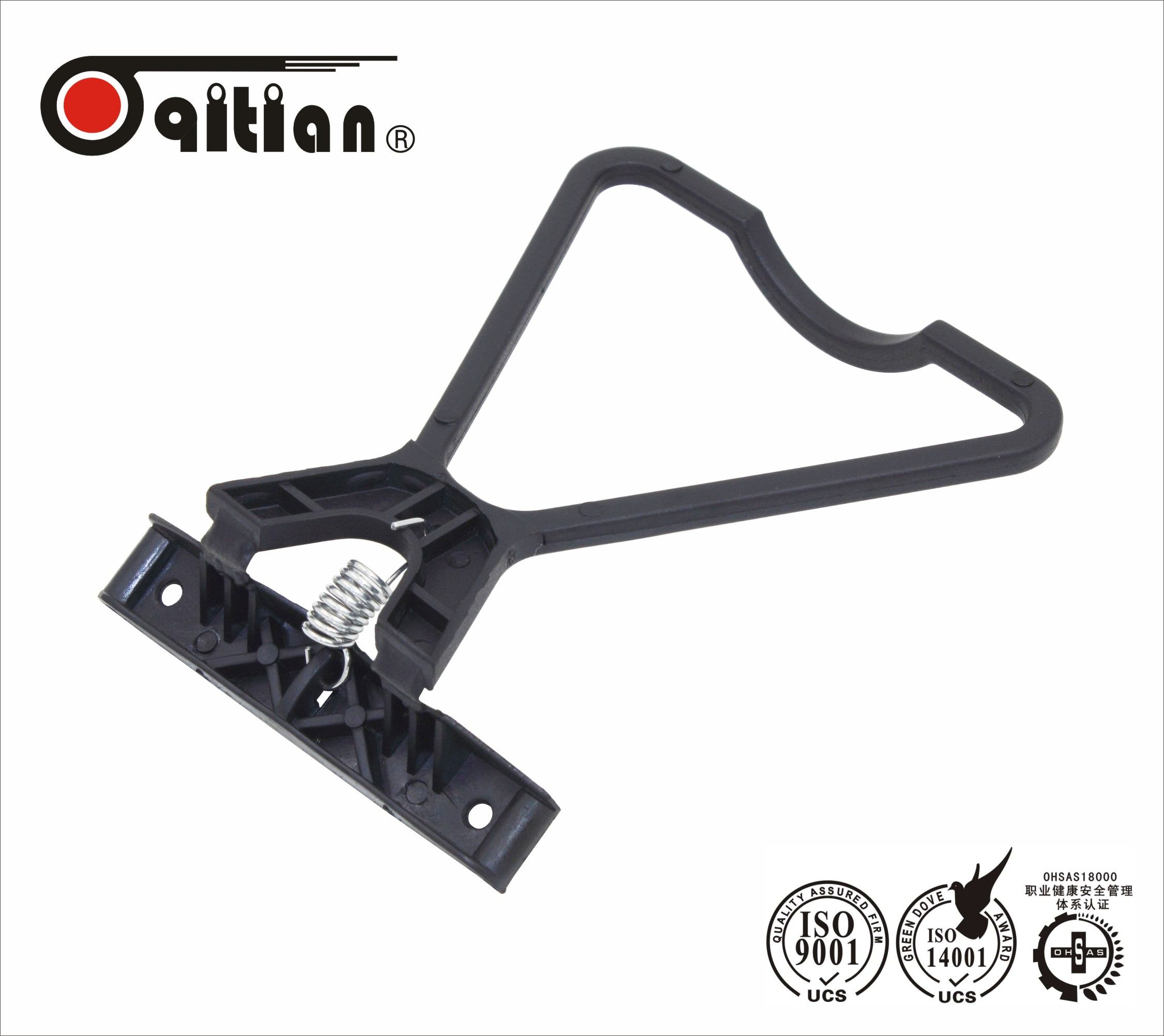 光面蝴蝶夹 办公强力板夹夹子 五金夹子文具夹62mm票据夹  PMC-62