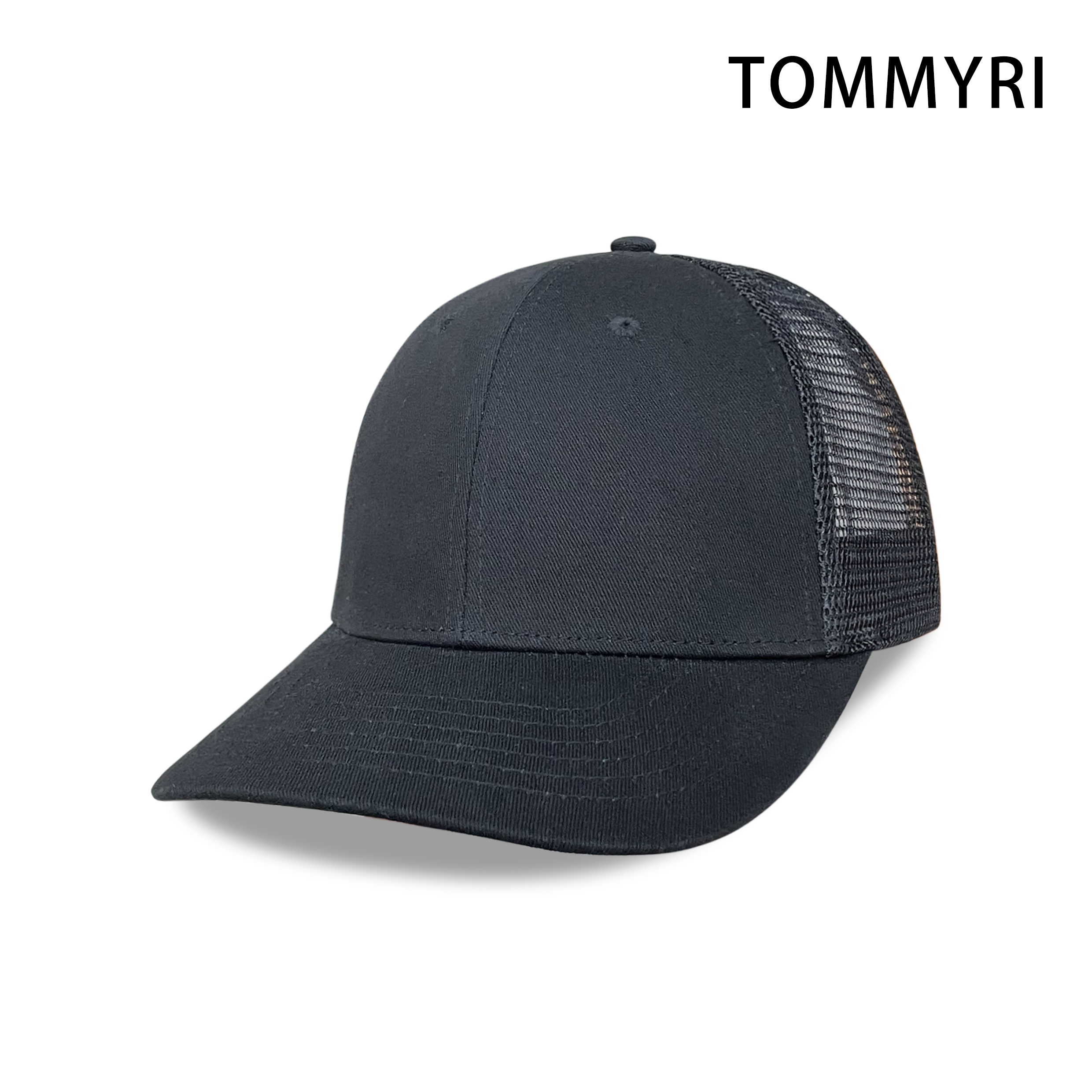 TOMMYRI multi-color mesh baseball cap Camouflage/solid color available, unisex outdoor breathable casual trendy baseball cap Specification drawing