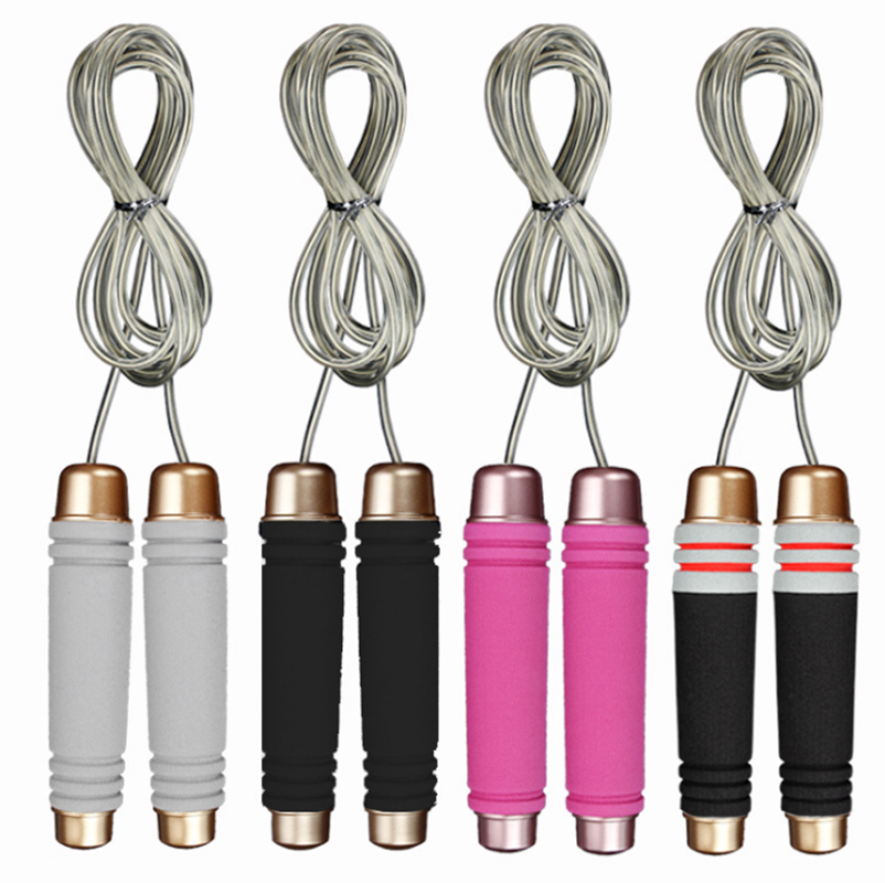 成人 健身轴承负重 跳绳儿童学生中考体育训练跳绳比赛运动钢丝跳绳