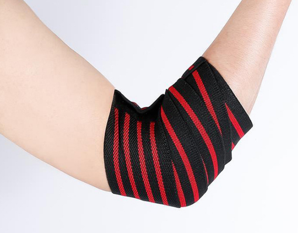 绷带 护肘运动缠绕加长护肘护臂举重杠铃辅助发力护肘