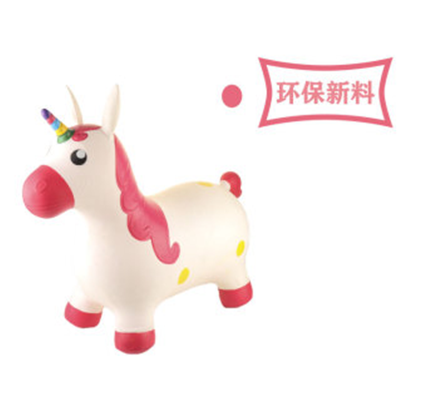 橡胶 充气玩具跳跳马跳跳鹿卡通独角兽儿童坐骑环保无毒加厚防爆