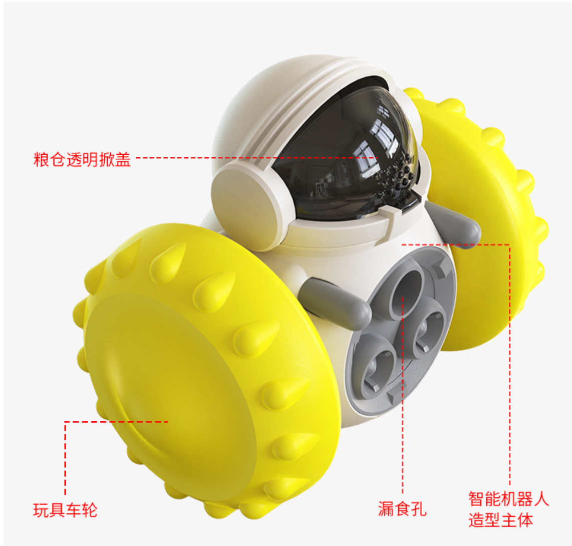 Pet supplies, pet toys, leaky food carts, dog and cat intelligence interaction, swinging leaky food dispensers, pet play and feeding integrated pet supplies, pet toys, cat and dog toys and supplies Specification image