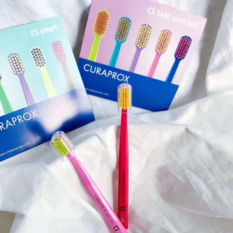 Free shipping wholesale Swiss Curaproxx 1954 brand oral soft bristle toothbrush 5460 (for adults) Item Picture