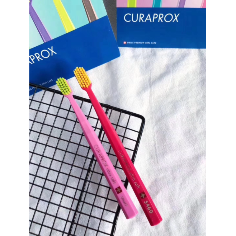 Free shipping wholesale Swiss Curaproxx 1954 brand oral soft bristle toothbrush 5460 (for adults) details Picture