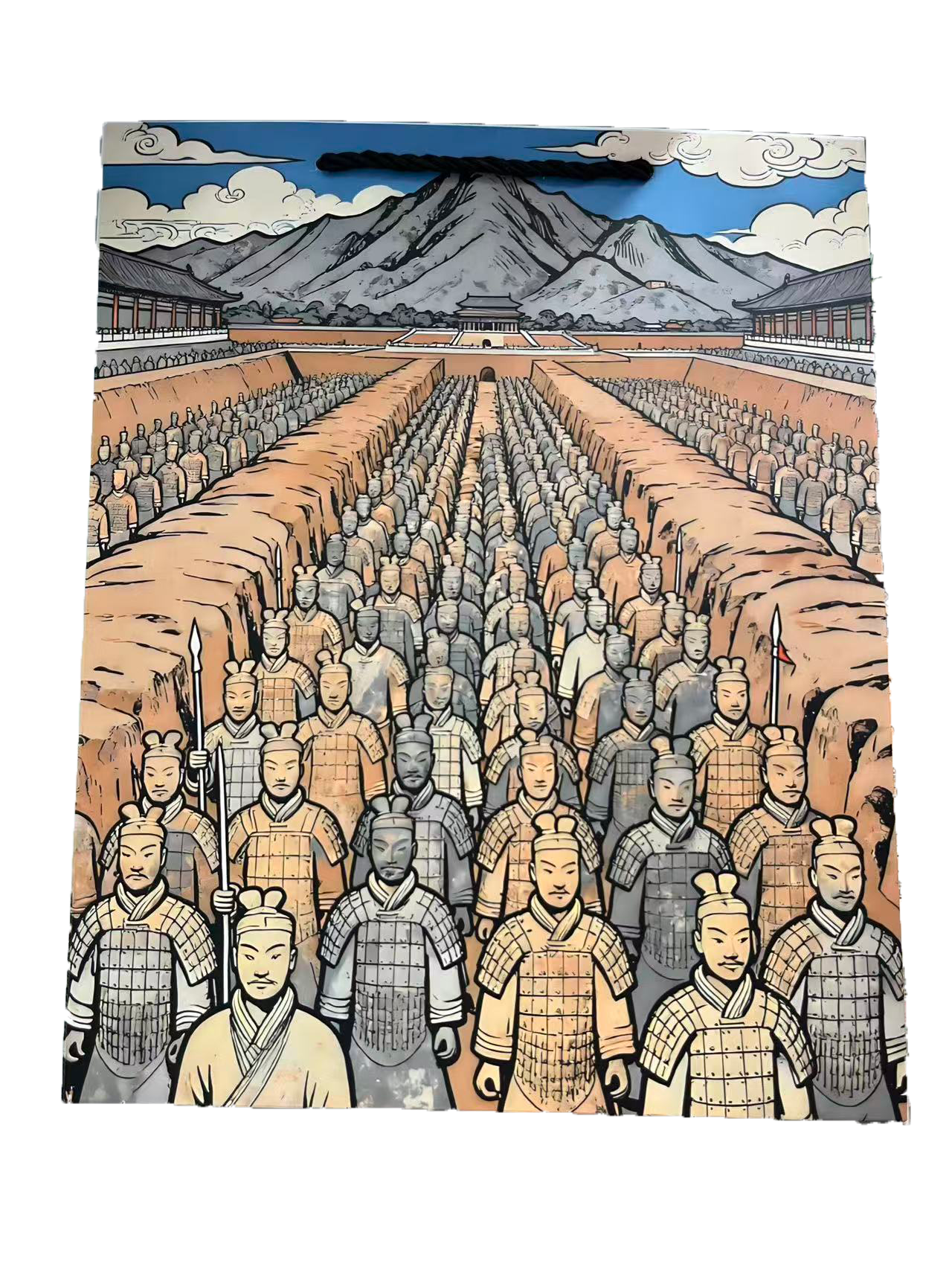 定制手提袋现货白卡纸袋礼物包装中国风情伴手袋广告化妆品包装袋