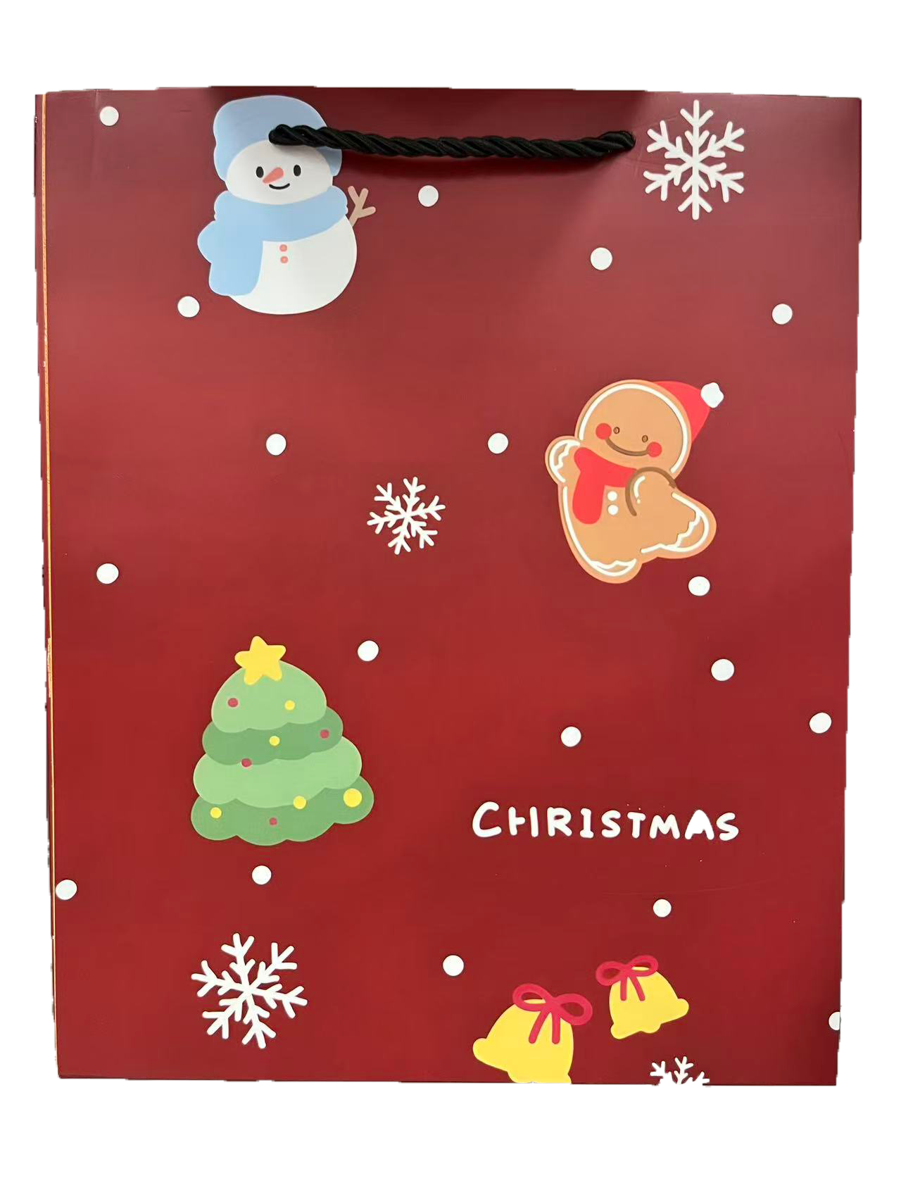 Customized white card paper gift bags, white kraft paper handbags, children's festival souvenir packaging, gift bags, paper bags Item Picture
