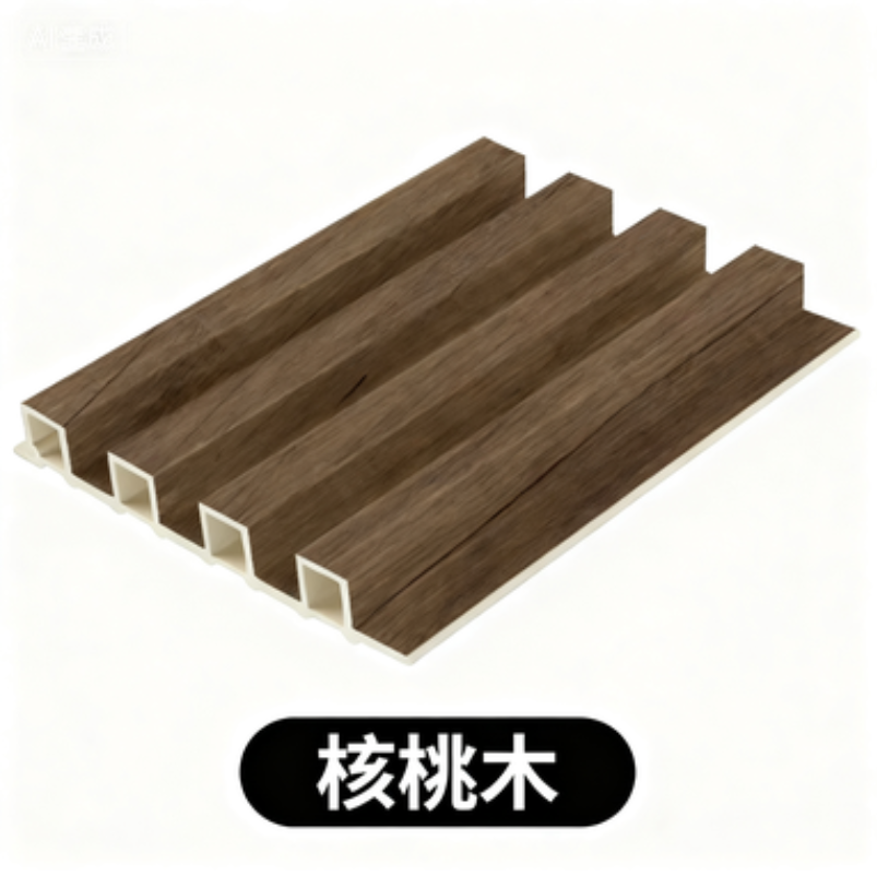 PVC格栅背景墙/wpc/多层实木/格栅饰条/多层实木板细节图