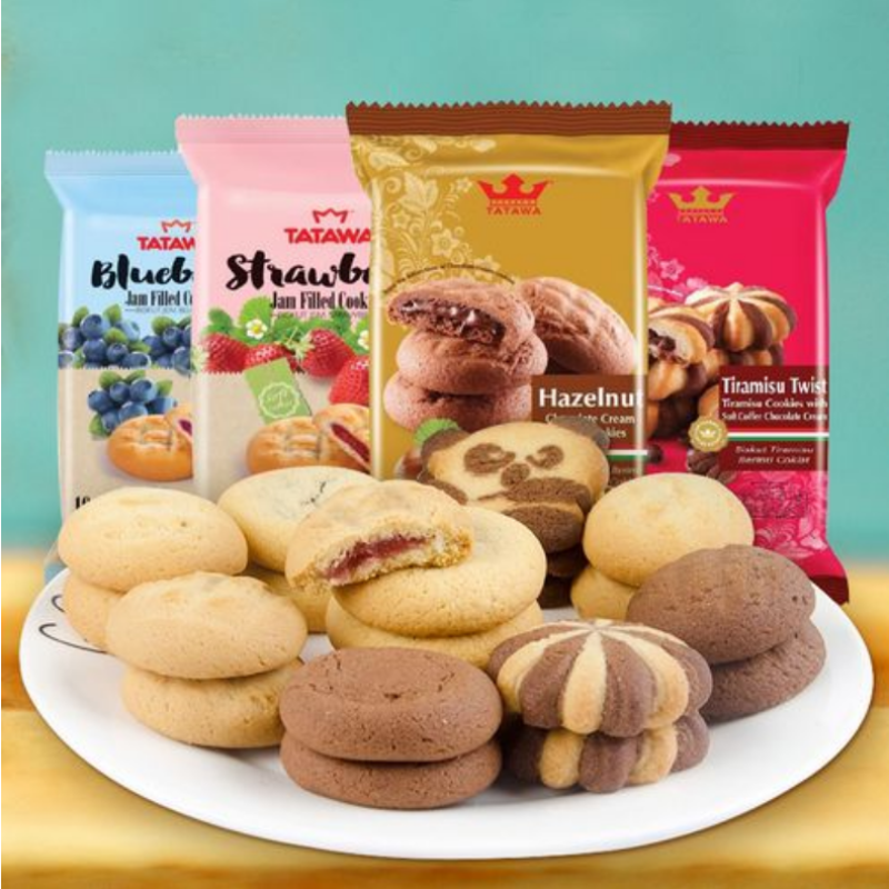Free shipping! Malaysian TATAWA cookies 120g, imported snacks from SUZIWAN