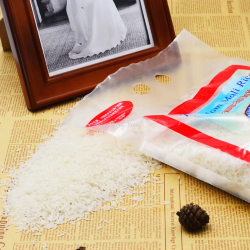 Free shipping! Thai imported Jinyi Thai Jasmine Rice 2kg AMBROSOIL imported snacks and grains Specification image