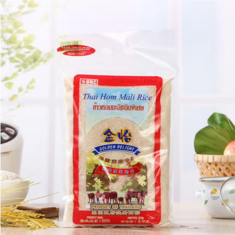 Free shipping! Thai imported Jinyi Thai Jasmine Rice 2kg AMBROSOIL imported snacks and grains