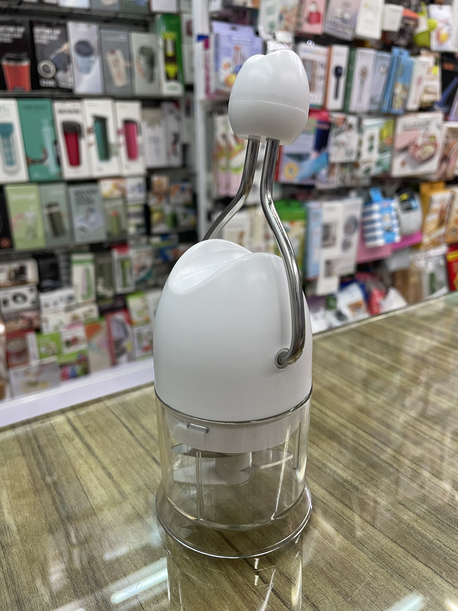 手动拉蒜器，多功能迷你打蒜器，手摇压蒜器（196-6256）详情21