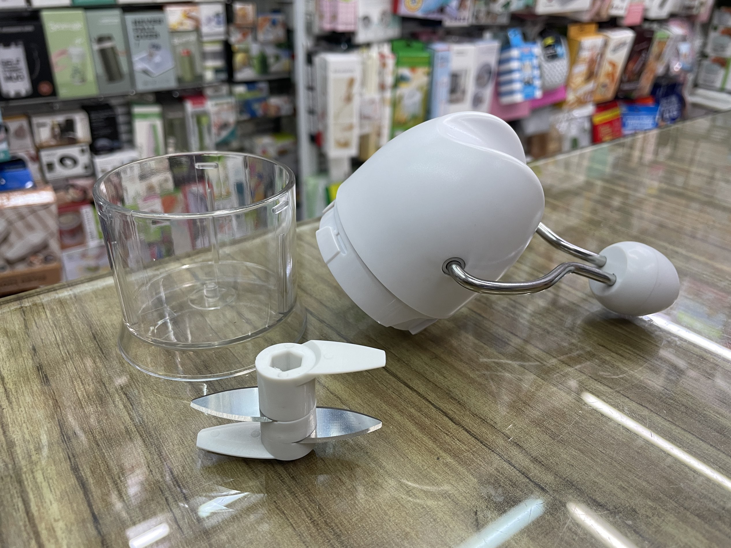 手动拉蒜器，多功能迷你打蒜器，手摇压蒜器（196-6256）详情22