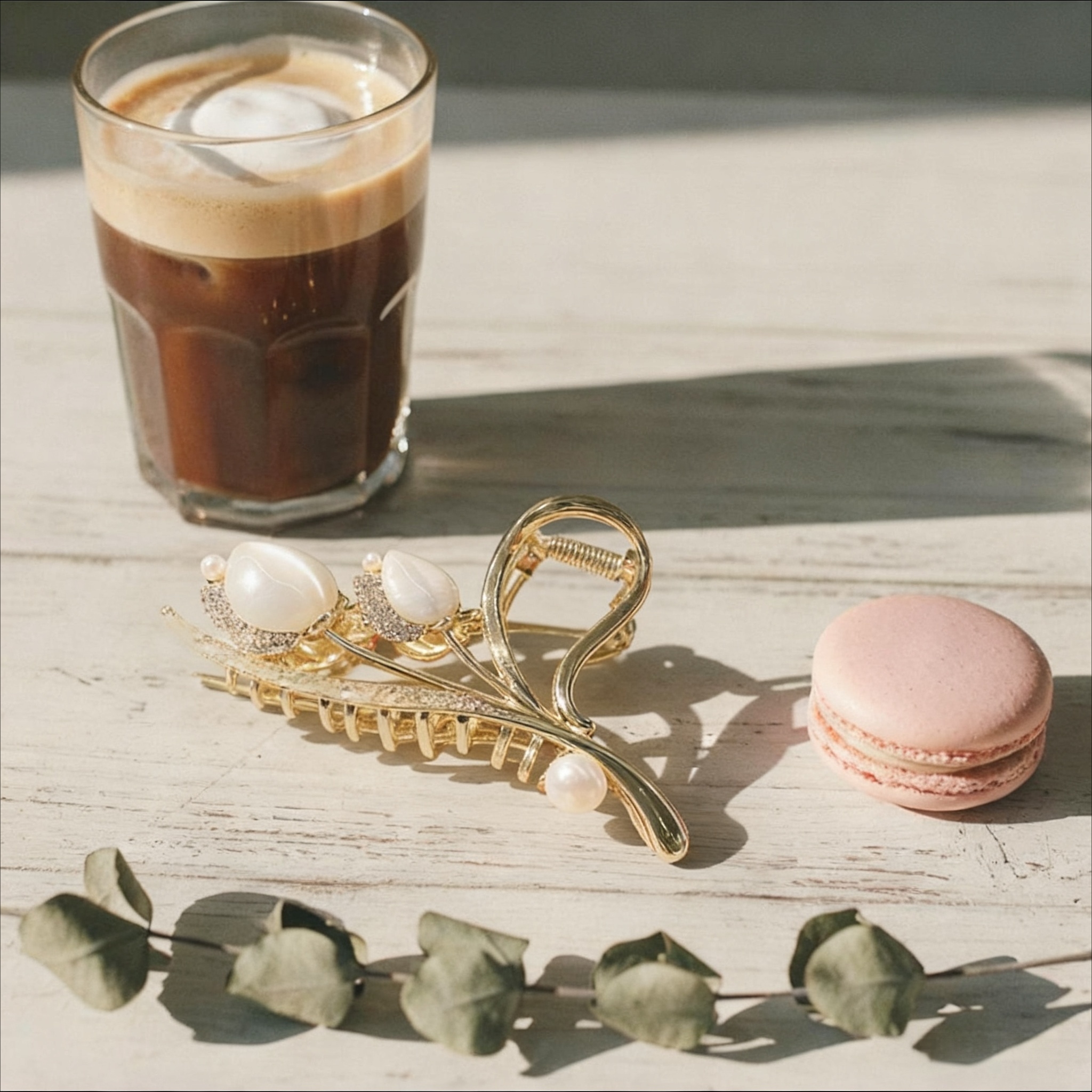 郁金香大号鲨鱼发夹后脑勺精致大抓饰品