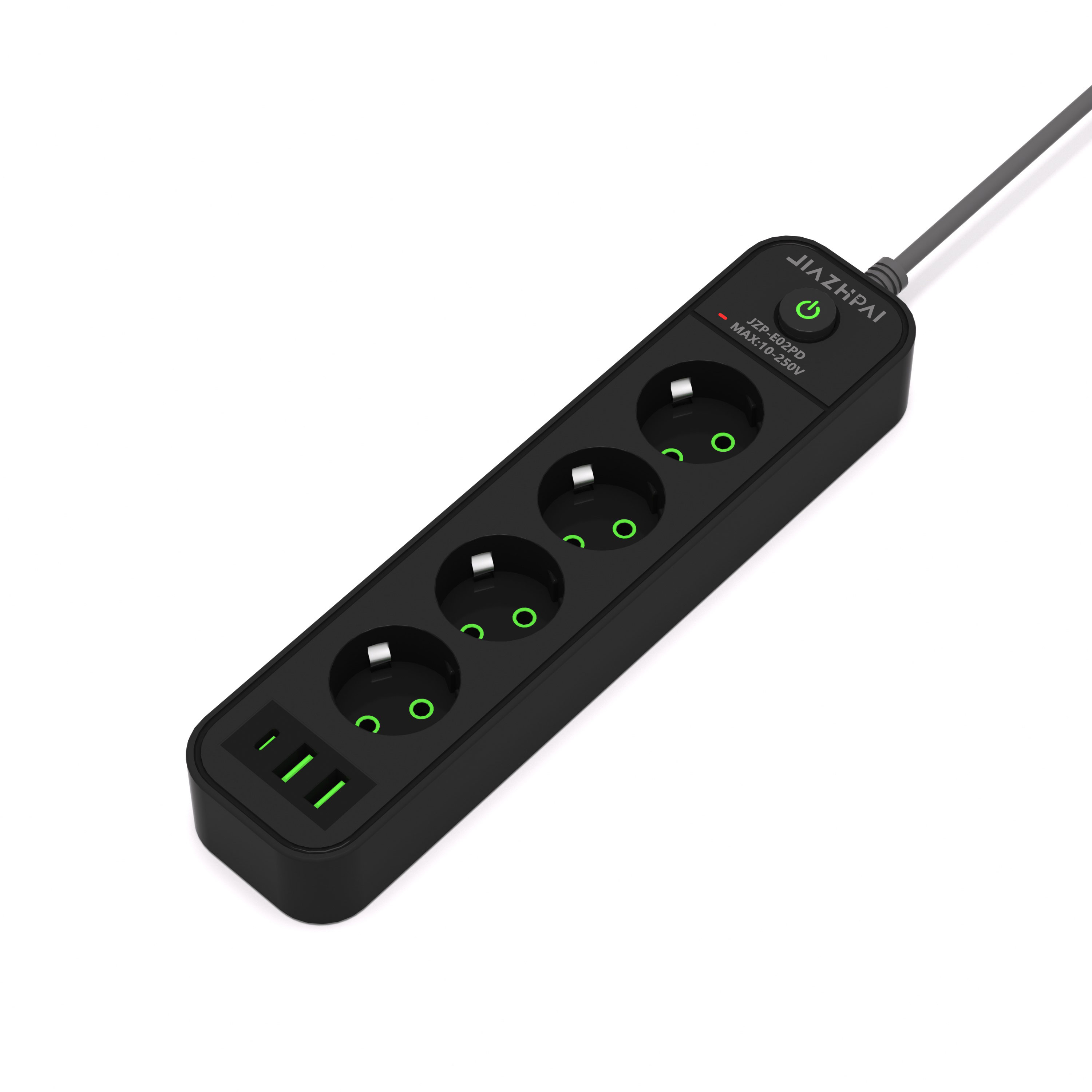 智能家居设备专用智能排插 安全防护 多功能USB接口 遥控开关