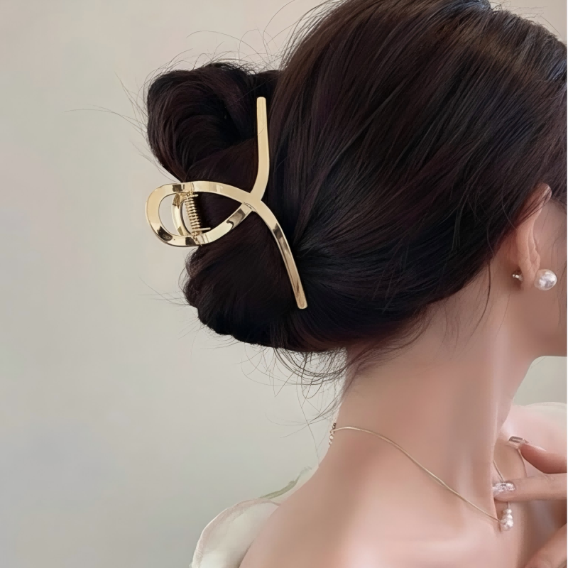 White flower headwear, hair tie, headband, straight clip, wool diamond hair accessory, simple and versatile hair accessory, medium-sized headwear details Picture