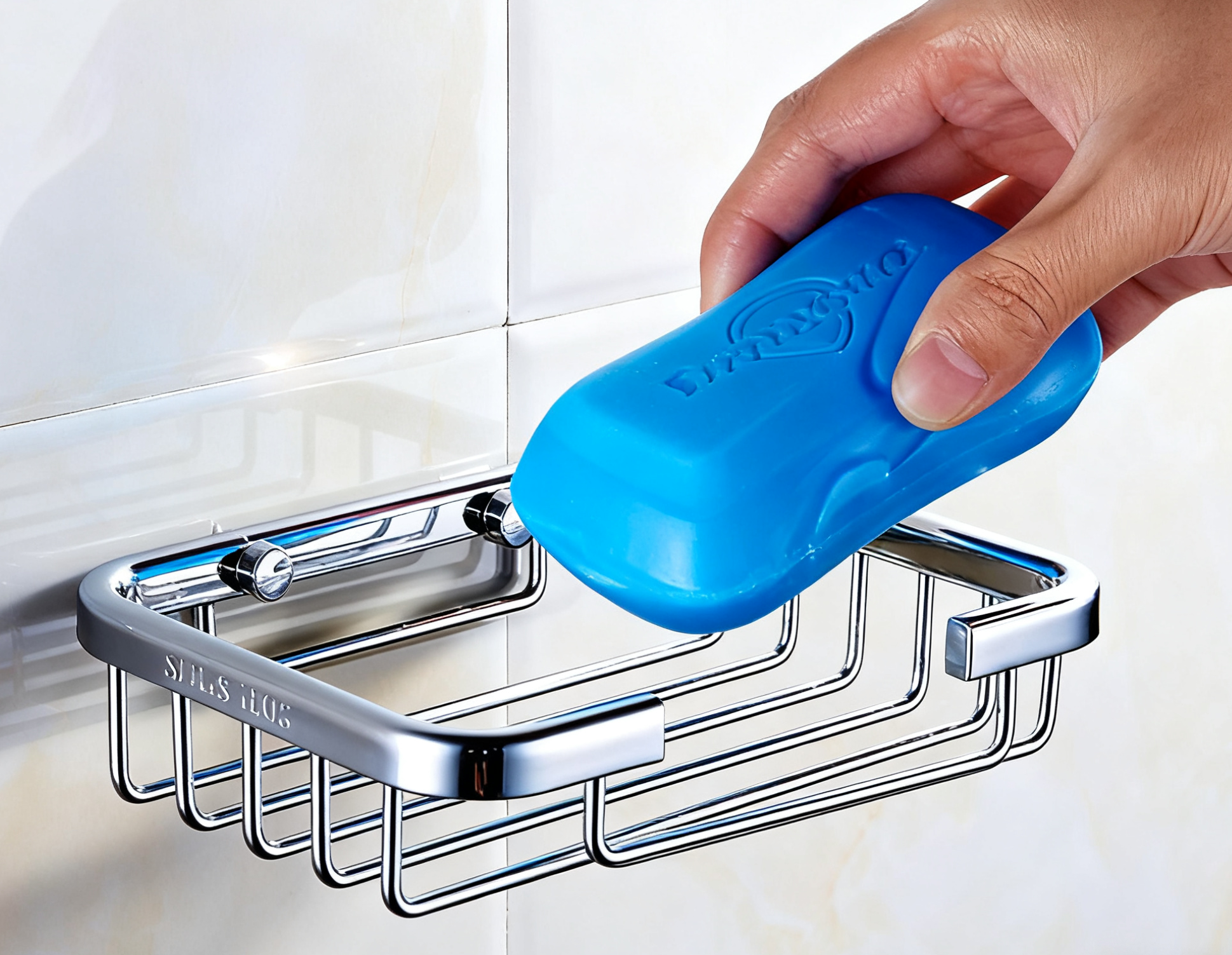 304 stainless steel soap rack, non-perforated soap mesh, bathroom and toilet storage rack, draining rack, soap box, soap dish