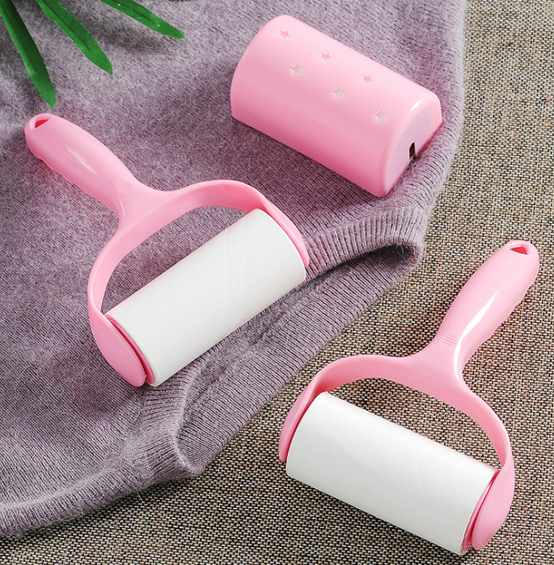 60撕欧式 手柄清洁胶带粘衣刷粘尘滚筒